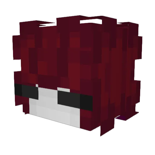 YaBoyBubzy Minecraft avatar head, 3D render