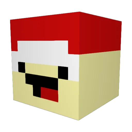 YaBoyGary Minecraft avatar head, 3D render