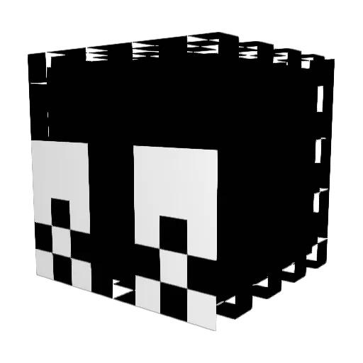 YaBoyLocrix Minecraft avatar head, 3D render