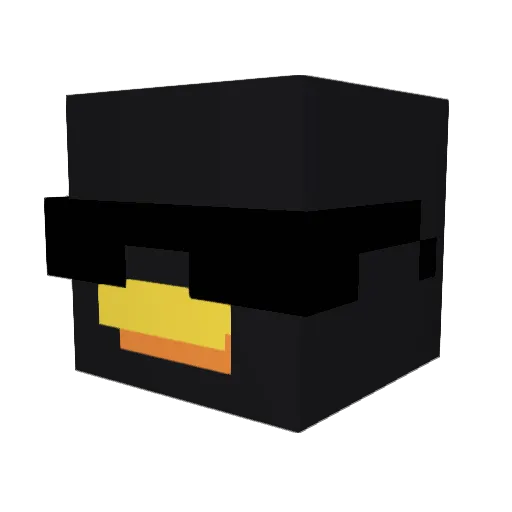 YaBoyLukee Minecraft avatar head, 3D render