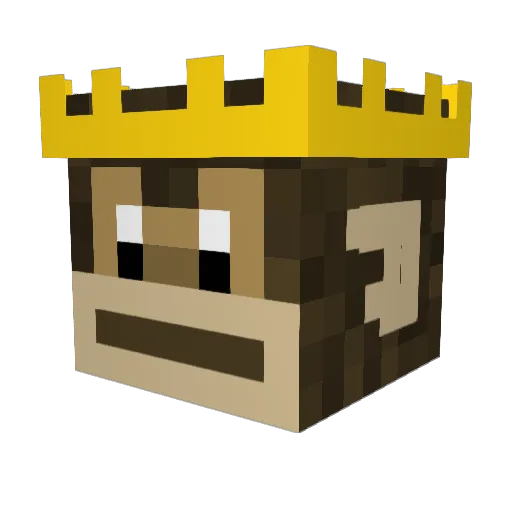 YaBoyTiny Minecraft avatar head, 3D render