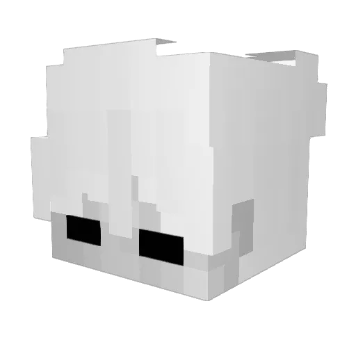 YaDadd Minecraft avatar head, 3D render