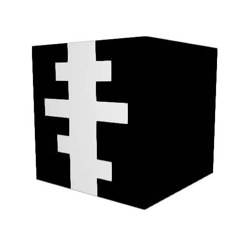 YaHokaga Minecraft avatar head, 3D render