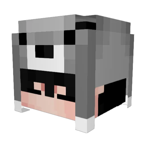YaHwiTT Minecraft avatar head, 3D render