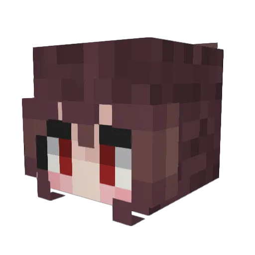 YaJohtoOMG Minecraft avatar head, 3D render