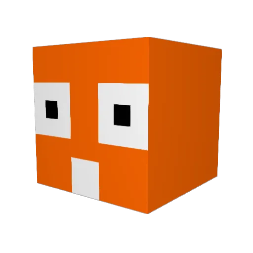 YaMU17 Minecraft avatar head, 3D render