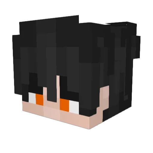YaMiKua Minecraft avatar head, 3D render