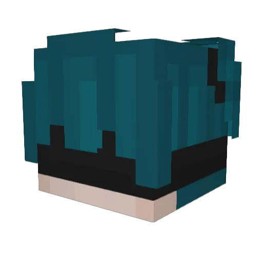 YaMikazeXx Minecraft avatar head, 3D render