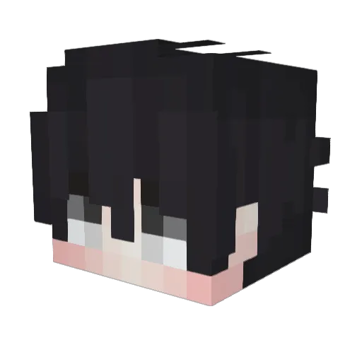 YaMoChiMiFan Minecraft avatar head, 3D render