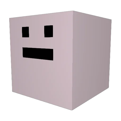 YaMumsBooty Minecraft avatar head, 3D render