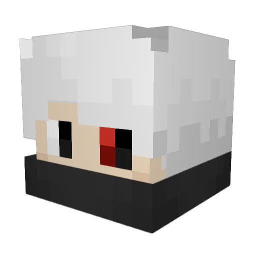 YaRiKPLEY Minecraft avatar head, 3D render