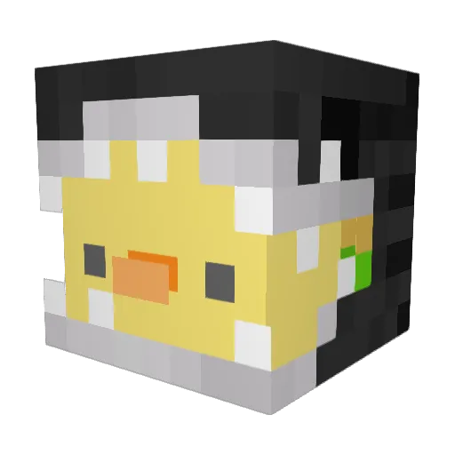 Ya_Bay Minecraft avatar head, 3D render