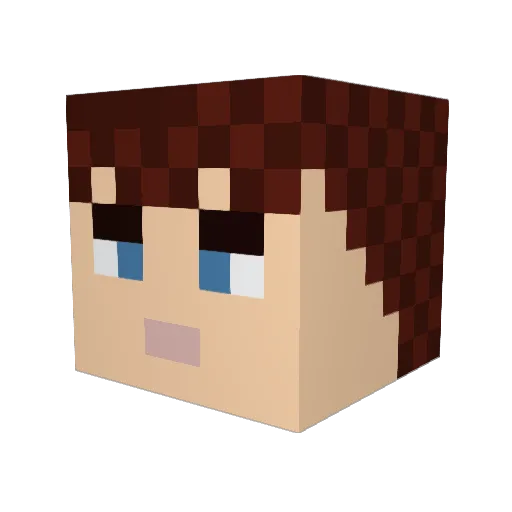 Ya_Boi_96 Minecraft avatar head, 3D render