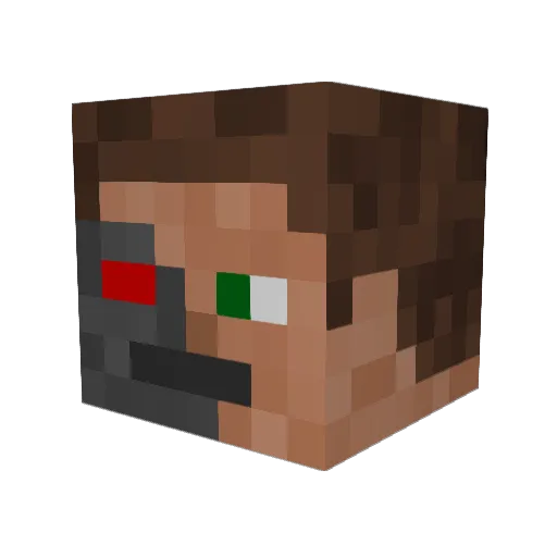 Ya_Boi_Leroy Minecraft avatar head, 3D render