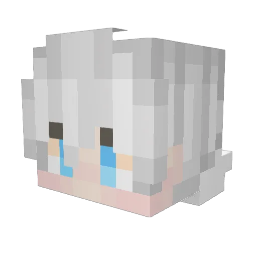 Ya_Steak Minecraft avatar head, 3D render