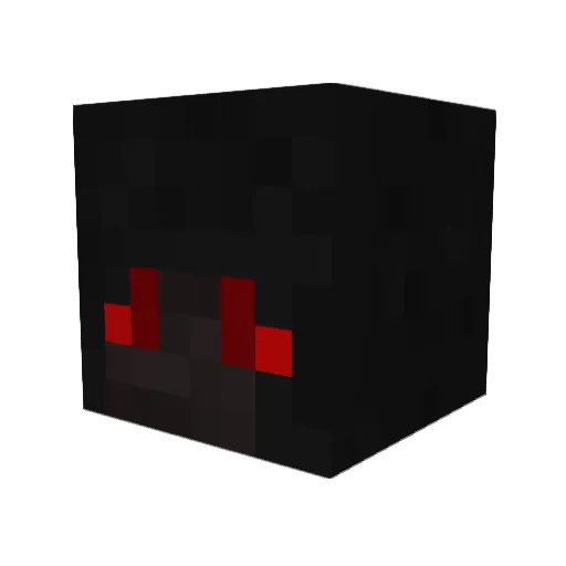 Ya_To Minecraft avatar head, 3D render