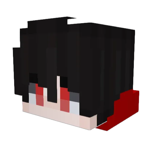 Ya__z Minecraft avatar head, 3D render