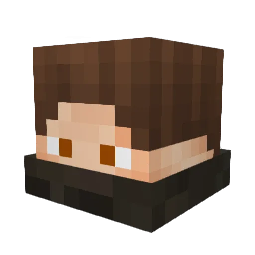 YaaBoyAJ Minecraft avatar head, 3D render