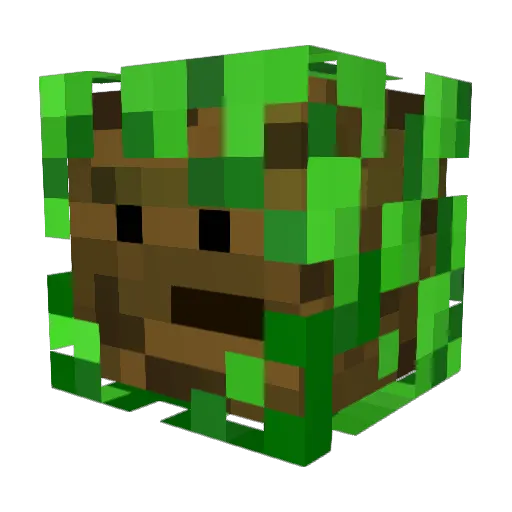YaaFridge Minecraft avatar head, 3D render