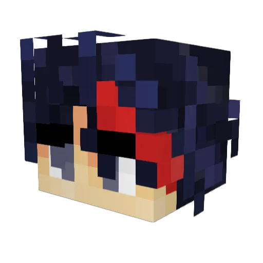 YaboiJae Minecraft avatar head, 3D render