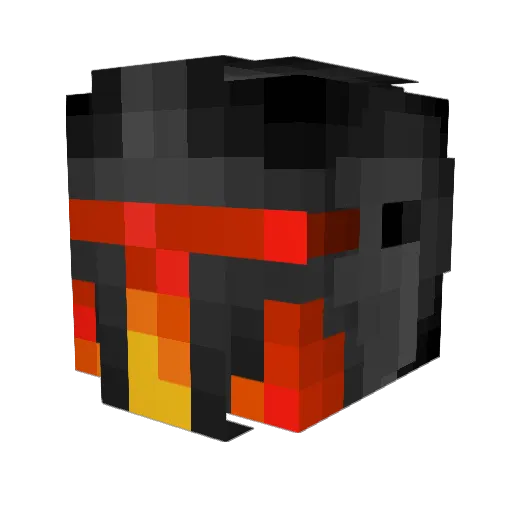 Yaboisyed Minecraft avatar head, 3D render