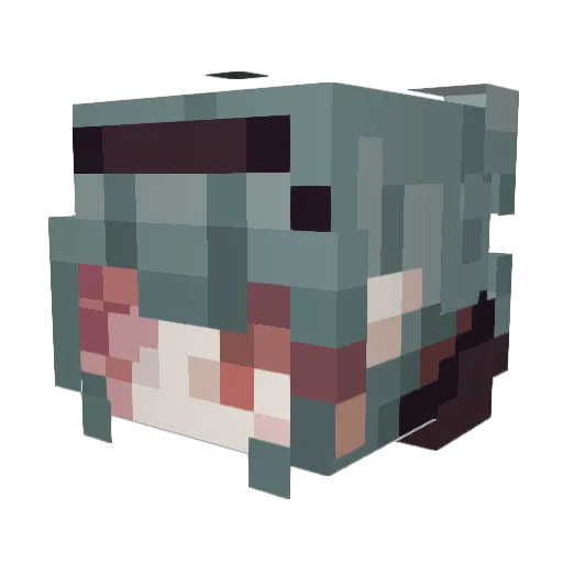 Minecraft-Avatar von Yabu_ne: Kopf als 3D-Render
