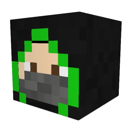 Yabuddy63 Minecraft avatar head, 3D render