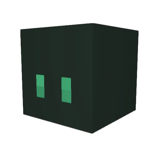 Yach0 Minecraft avatar head, 3D render