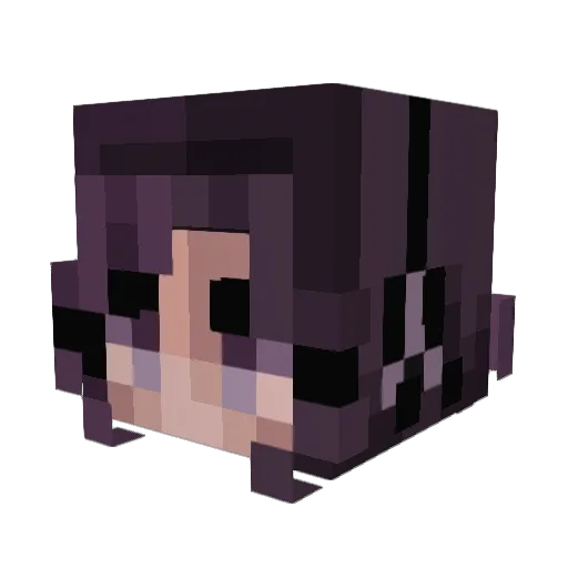 Yachiru11 Minecraft avatar head, 3D render