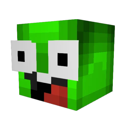 Yacob_045 Minecraft avatar head, 3D render