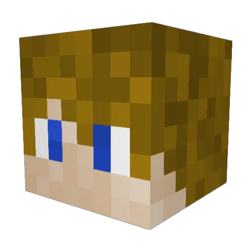 YacoobAVolestay Minecraft avatar head, 3D render
