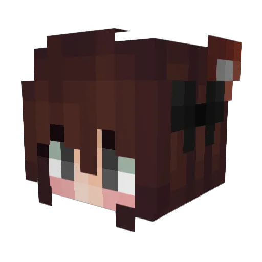 Yacosta_Gbu Minecraft avatar head, 3D render