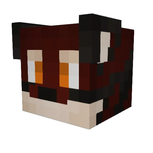 YacsuGamer Minecraft avatar head, 3D render