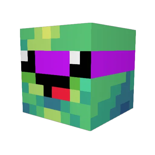 YadirXx1 Minecraft avatar head, 3D render