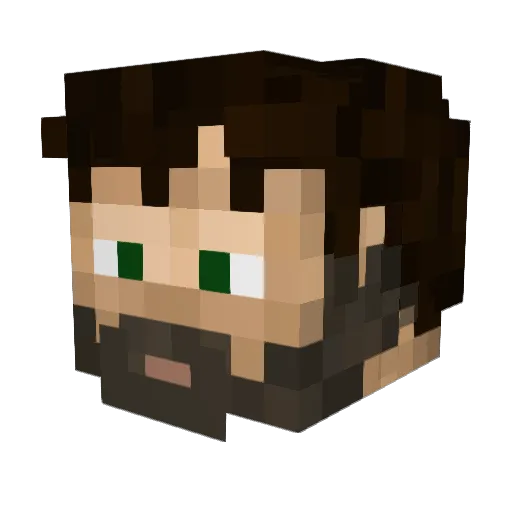 Yael_SMG Minecraft avatar head, 3D render