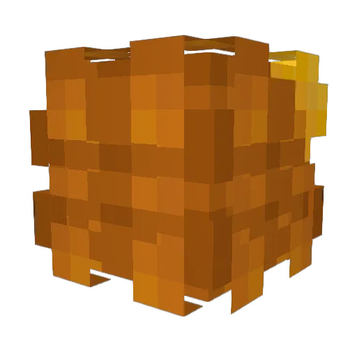 Yaffoso Minecraft avatar head, 3D render