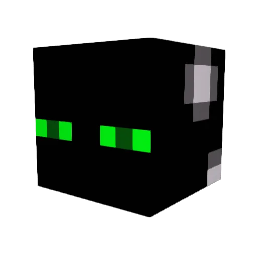 YagaRus Minecraft avatar head, 3D render