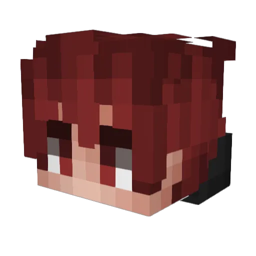 YagizColak Minecraft avatar head, 3D render