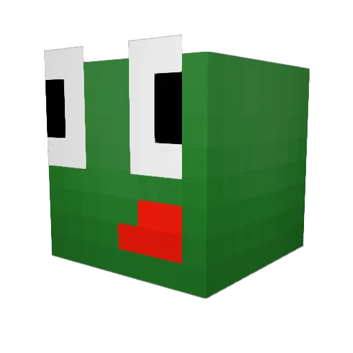 YagoFidelis Minecraft avatar head, 3D render
