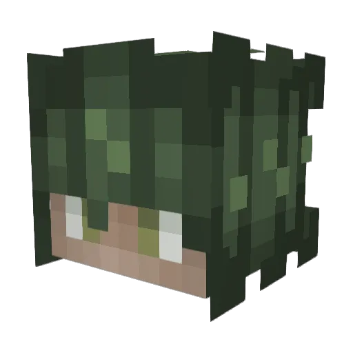 Yagos135 Minecraft avatar head, 3D render