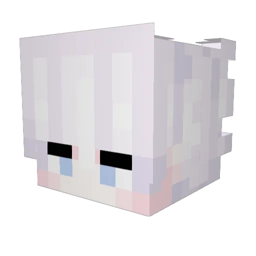 YahBoiBeasty Minecraft avatar head, 3D render