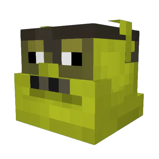 Yahav33 Minecraft avatar head, 3D render