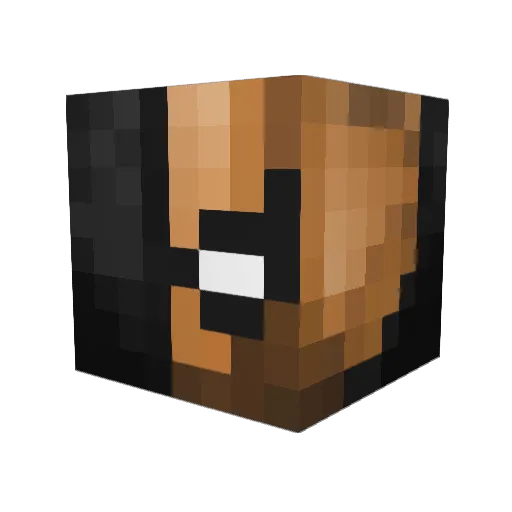 YahikoRS Minecraft avatar head, 3D render