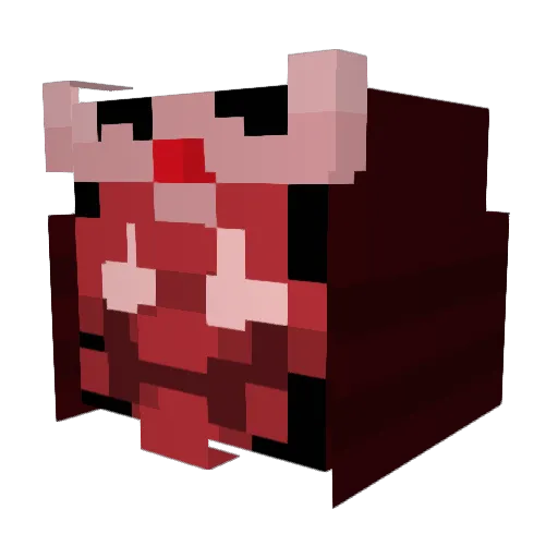YahirDub Minecraft avatar head, 3D render