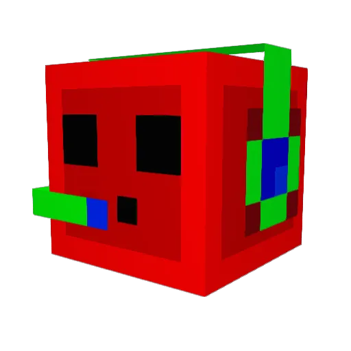 Yahshoooo Minecraft avatar head, 3D render