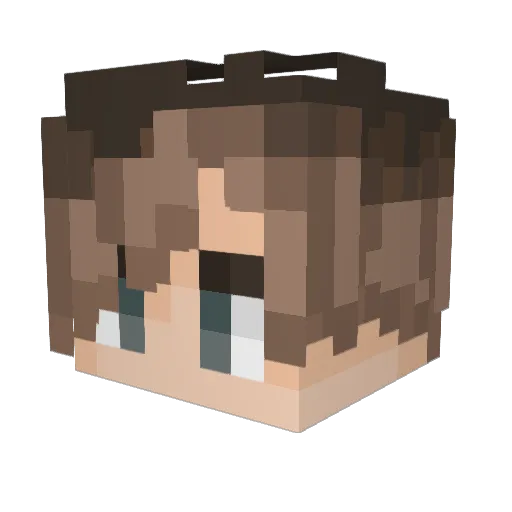 YahyaProMax Minecraft avatar head, 3D render