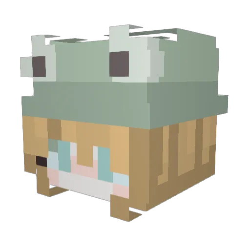 Yaiza21 Minecraft avatar head, 3D render