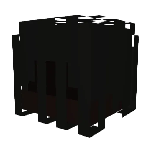 Yaji_thecreator Minecraft avatar head, 3D render