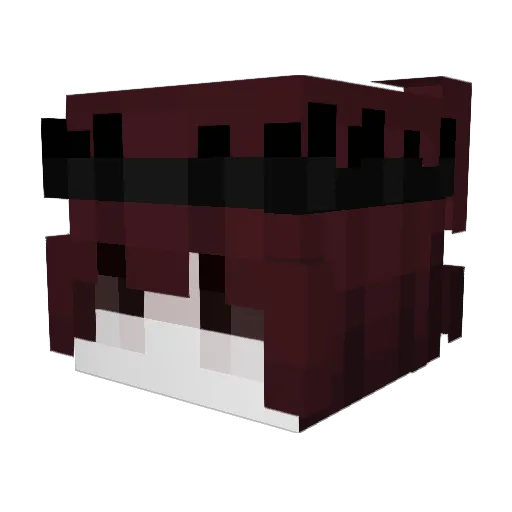 YakamaruS Minecraft avatar head, 3D render