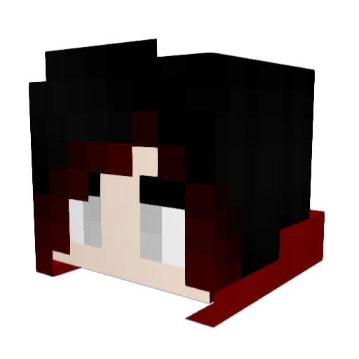 Yakary1995 Minecraft avatar head, 3D render